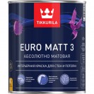 Краска Tikkurila Euro Matt 3 А глубоко-матовая 0.9 л